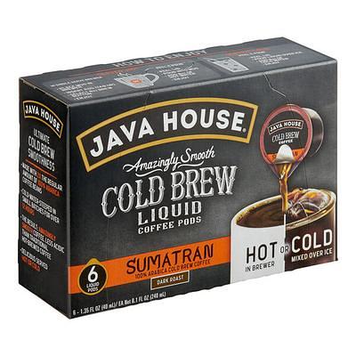 Java House Sumatran Cold Brew Coffee Single Serve Pod - 36/Case