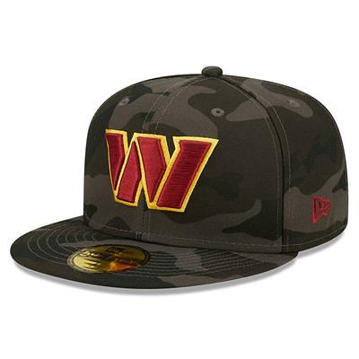 Washington Commanders New Era Tri-Chrome 59FIFTY Fitted Hat - Cream/Burgundy