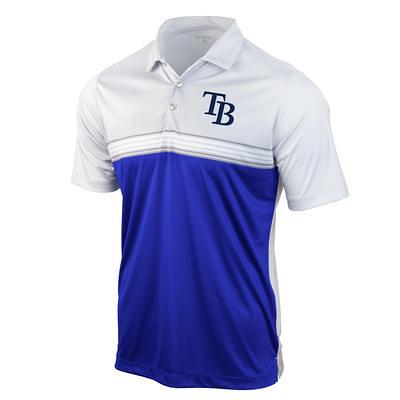 Men's Antigua White Tampa Bay Rays Esteem Polo Size: Large