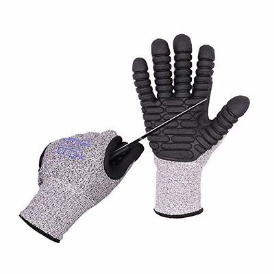 HLDD HANDLANDY Anti Vibration Gloves, Cut Resistance Impact Gloves