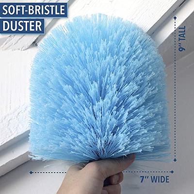 EVERSPROUT Twist-On Cobweb Duster (Soft Bristles), Indoor & Outdoor use  Brush Attachment, Fits Standard 3/4 inch Threaded Poles, Brush Only (Pole  Sold Separately)