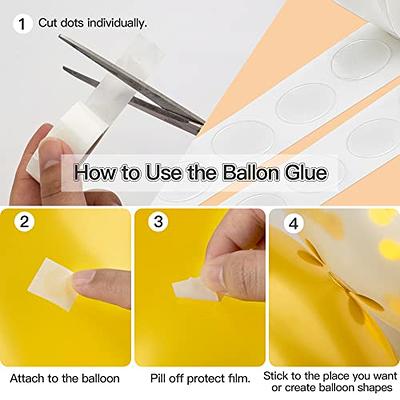 Balloon Arch Decorating Strip Garland Kit 16.4 Feet Balloon Tape Strip 100  Dot Glue Point Stickers