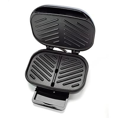 5-Serving Classic Plate Electric Indoor Grill and Panini Press - Black