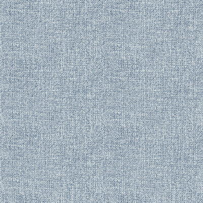 Chesapeake Waylon Denim Faux Fabric Denim Wallpaper Sample, Blue