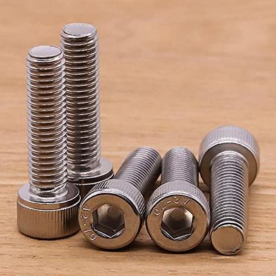 20 PCS M8 x 45mm Socket Head Cap Screws Bolts (M3 to M10 Available) 304  Stainless Steel, Allen Socket Hex Drive, Full Thread,Machine Thread, Bright  Finish 