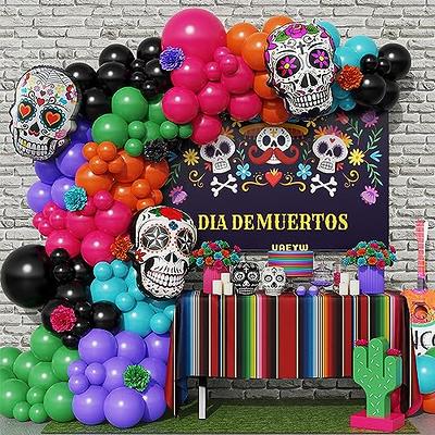 Mexican Fiesta Balloon Garland Arch Kit 142pcs Llama,Cactus Theme