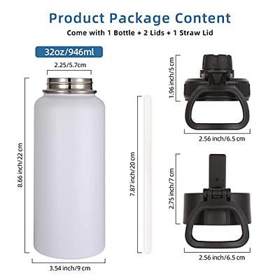 Thermoflask Double Wall Vacuum Insulated Stainless Steel Water Bottle 2-Pack