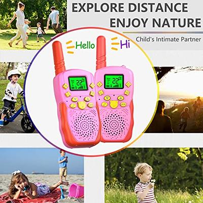 Walkie Talkies, MOICO Long Range Walkie Talkies for Adults with 22 FRS  Channels,Family Walkie Talkie with LED Flashlight VOX LCD Display for  Hiking