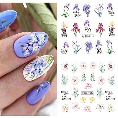 4pc Autumn Leaves Cotton Flower Water Decal Stickers Pumpkin Halloween  Sliders For Nail Watercolor Manicure Decor CHSTZ1229-1232 - AliExpress