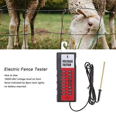 600-7000 Volts Electric Fence Voltage Tester