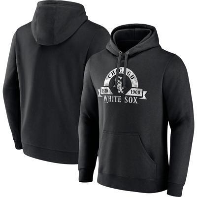 Men's Fanatics Branded Heathered Gray/Navy Boston Red Sox Iconic Steppin Up  Fleece Pullover Hoodie