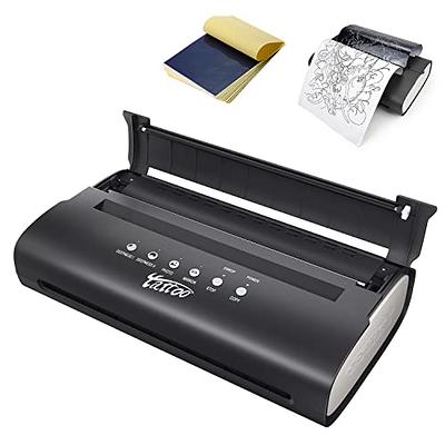 ItriAce Tattoo Stencil Printer, Tattoo Printer, M08F Tattoo Printer Machine  with 10 Pcs Free Transfer Copier Paper, Bluetooth Stencil Printer Kit for  Artist & Beginner, Compatible with Phone & Laptop - Yahoo Shopping