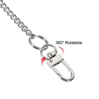 Metal Pants Chain Pocket Chain With Keyring Clip Jewelry