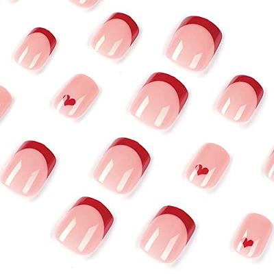 Med Tech. Запись со стены. | Red acrylic nails, Square acrylic nails,  Square nails