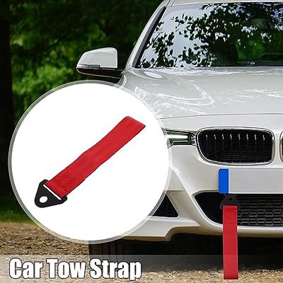 X AUTOHAUX 2 Set Front Bumper Car Tow Strap Trim Trailer Belt with Rope Trailer  Hook Nylon Red - Yahoo Shopping