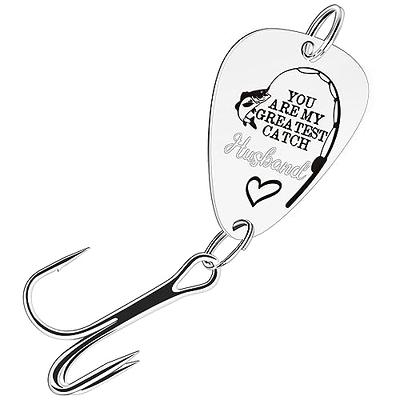 Husband Fishing Gifts from Wife, You are My Greatest Catch Anniversary  Fishhook Gift for Husband, Personalized Fishing Lure Fisherman for Birthday  Christmas Valentine's Day Gifts - Yahoo Shopping