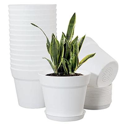 12 Inch 10 Inch 9 Inch Plant Pots, Rifny Extra Large Planters for Indoor  Plants with Drainage Holes and Tray, Set of 3 Flower Pots Modern Decorative