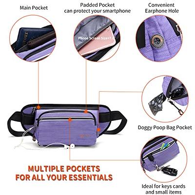  MAXTOP Fanny Pack for Women Men Large Crossbody Waist Pack  Bag,Fashion Belt Bag for Hiking Cycling Walking Running Traveling,Dog  Walking Bag with Adjustable Strap : Sports & Outdoors