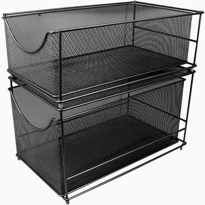 Seville Classics Pull-Out Sliding Steel Wire Cabinet Drawer