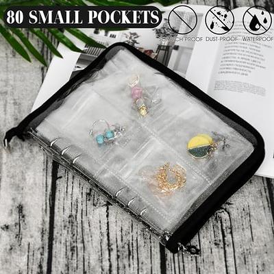 LingLingo Earring Organizer Case Travel Jewelry Organizer Transparent Jewelry  Storage Book for Necklace Bracelet Ring Holder with Small Clear Zippered  Pouch - Yahoo Shopping