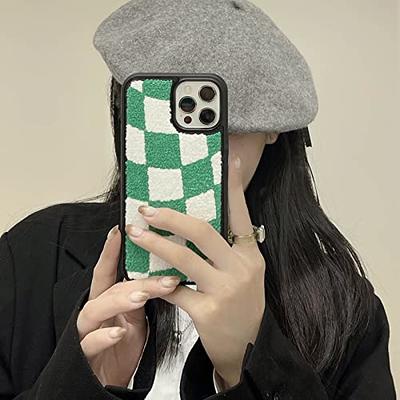 Checkered iPhone Case Clear Checkerboard Checker Pastel Phone 