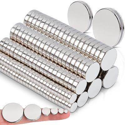 MAGXCENE 144 Pcs Small Neodymium Disc Magnets Strong, 6 Different