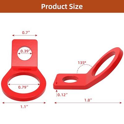 12 Pack Tie Down Strap Rings Tie-Down Anchors Hooks for Mounting in The  Garage,Metal Tie Down Anchors Rings for Tiedown Attachment Points for Truck, Trailer,Camper (Red) - Yahoo Shopping