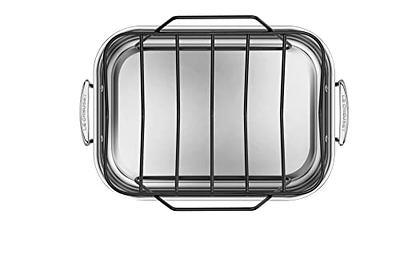 Cuisinart Chef's Classic Stainless Steel 14 Lasagna Pan with Stainless  Roasting Rack