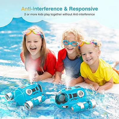 bubbacare Rc Boat Rc Boat Toys Remote Control Boat Pool Toy Rc Spray  Gasboat with Light Swimming Pool Toy Water Toy for Swimming Pool Bathroom -  Yahoo Shopping