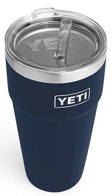 NWT offshore blue 26 oz YETI rambler with straw