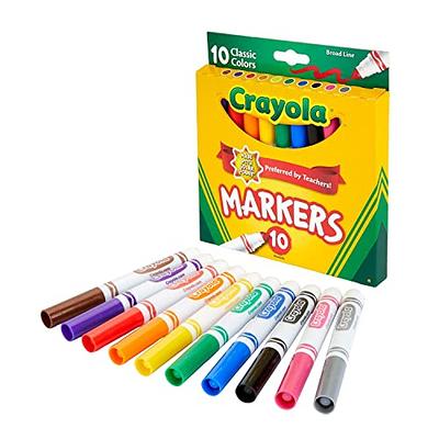 Crayola Fine Point Non-Washable Marker Set 8 CT