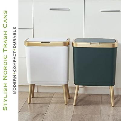 2.1/3.2 Gallon Modern Round Waste Basket