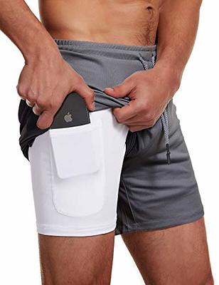 FLYFIREFLY Men's Gym Workout Shorts Running Lightweight Athletic Short  Pants Bodybuilding Training