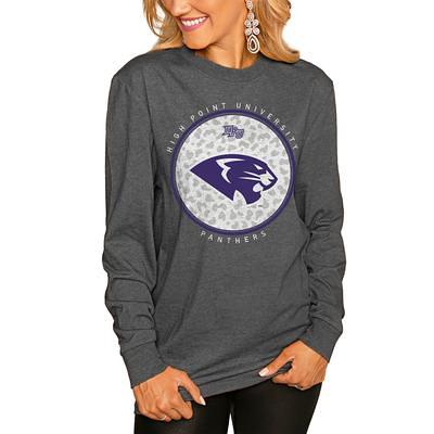 Women's Gameday Couture Charcoal Colorado State Rams Circle Graphic Boyfriend Long Sleeve T-Shirt Size: Small