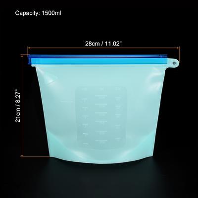 Silicone Food Bags, Reusable Leak Proof Fresh-keeping Containers