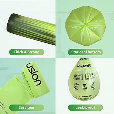 AYOTEE 100% Compostable Trash Bags, Small Compost Bags 1.3 Gallon