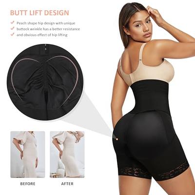 FeelinGirl Women Shapewear Faja Colombiana Reductoras Y Moldeadoras Body  Shaper Butt Lifting Thigh Slimmer Tummy Control A-black - Yahoo Shopping