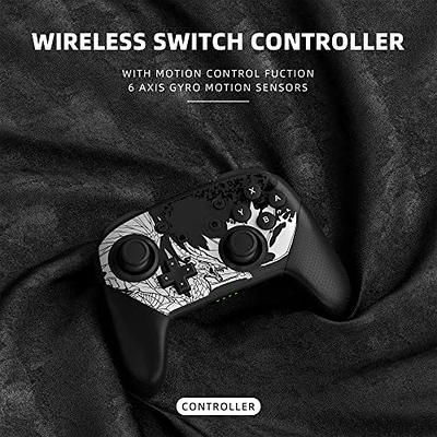  momen Wireless Switch Pro Controller for Switch/Switch Lite/ Switch OLED, Pink Wireless Pro Controller with Turbo, Motion, Adjustable  Vibration, Wake-Up, Gyro Axis : Video Games