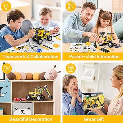 BIRANCO. Crane Truck Building Kit - Educational Learning STEM Building  Blocks Toys Gifts for 8, 10, 12 yr Old Kids, Engineering Construction Set  for Boys & Girls Age 6, 7, 9, 11, 13 Years Up