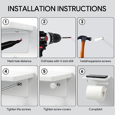 How to Install a Paper Roll Holder