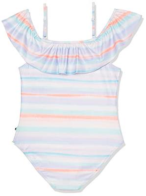 Lucky Brand Girls' One-Piece and Two-Piece Bikini Swimsuits with