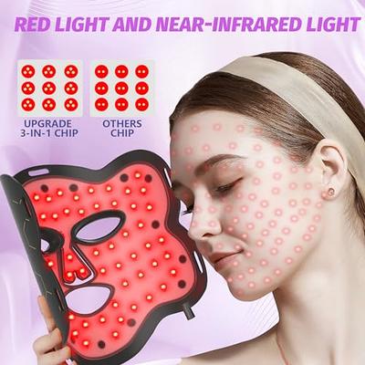 Shyineyou Red Light Therapy Device 80LEDs Infrared Light Therapy with  Stand(15-60),660nm ＆850nm Deep Red Light Therapy for Face,Body,Pain,Skin