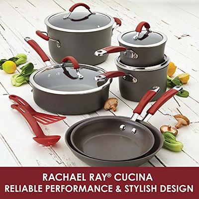Rachael Ray Cook + Create Aluminum Nonstick Frying Pan 10 Red : Target