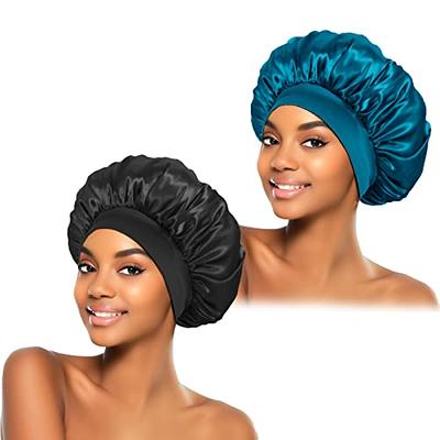 OLESILK Silk-Bonnet for Curly Hair, Silk Hair Bonnet for Sleeping