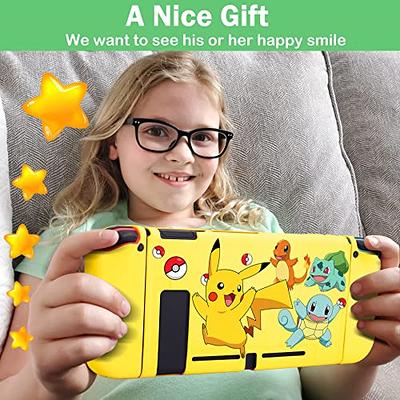 Cute Yellow Pokemon Pikachu Nintendo Switch Shell Protection Cover