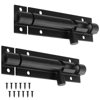 Piutouyar 2 Pcs 3 Inch Barrel Bolt Latch, Heavy Duty Sliding Door