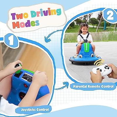 Ride On Electric Bumper Car for Kids & Toddlers, 12V 2-Speed, Ages