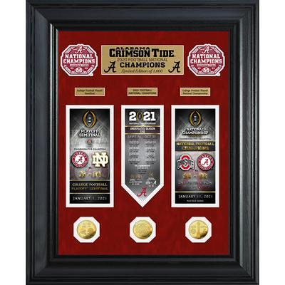 Highland Mint Georgia Bulldogs College Football Playoff 2021 National  Champions 12'' x 20'' Framed Banner Photo