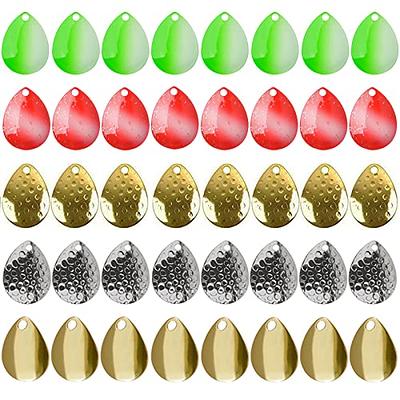 Colorado Spinner Blades Fishing Lures Kit 40pcs DIY Lure Making Set for Spinner  baits Spoons Walleye Rig Trout Salmon Bass Fishing - Yahoo Shopping