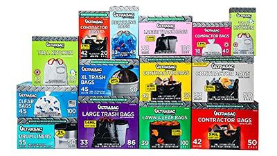 ToughBag 55 Gallon Trash Bags, 35 x 55 Large Industrial Black Trash Bags  (50 COUNT) - 55-Gallon Outdoor Garbage Bags for Commercial, Janitorial,  Lawn, Leaf, and Contractors - Made in USA - Yahoo Shopping